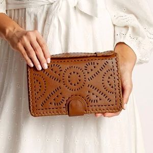 Cleobella Clutch, Mexicana Handmade Clutch, Cloud